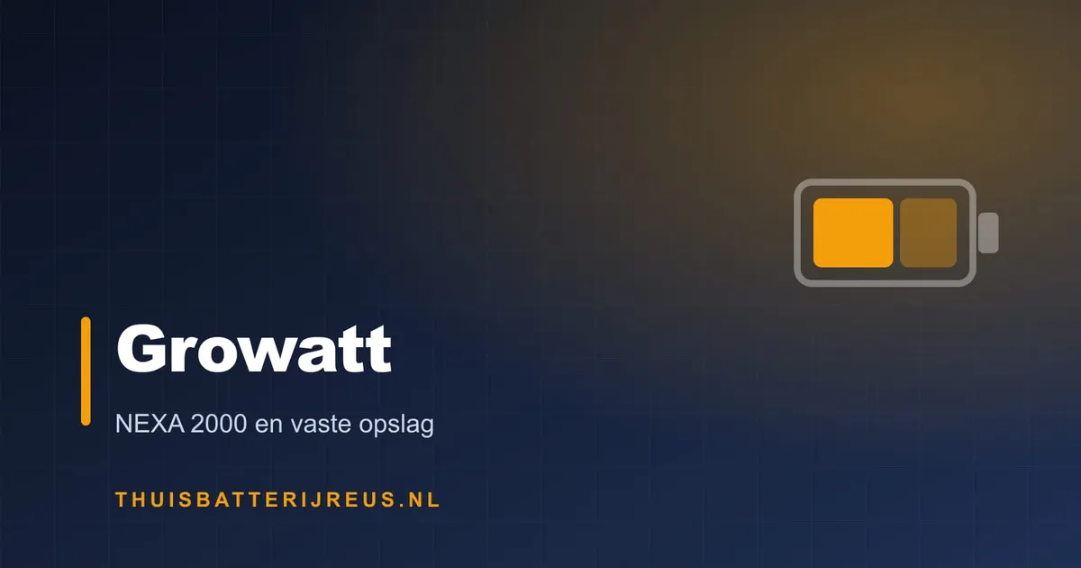Huisstijl-cover met de tekst Growatt en een batterijsymbool