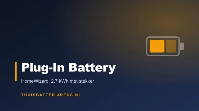 Huisstijl-cover met de tekst Plug-In Battery en een batterijsymbool